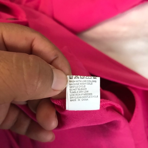 One Button Blazer Women’s Size Medium Color Pink Long Sleeve V-Neck . - Picture 5 of 15